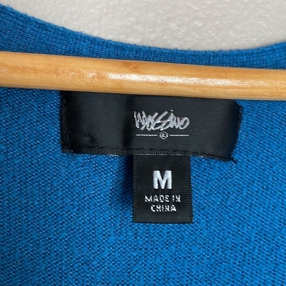 Mossimo M button down cardigan in teal - Picture 3 of 8